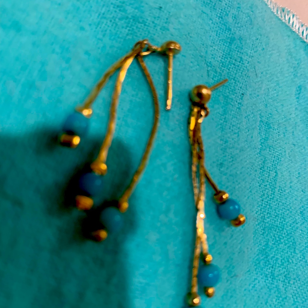 Absolutely Stunning Gold Plated Torques A Like Stones. Classy And Elegant. Must!